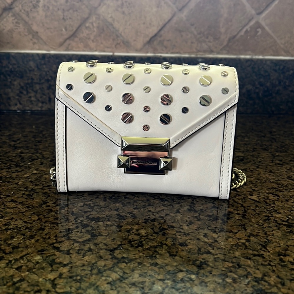 White Micheal Kor Purse